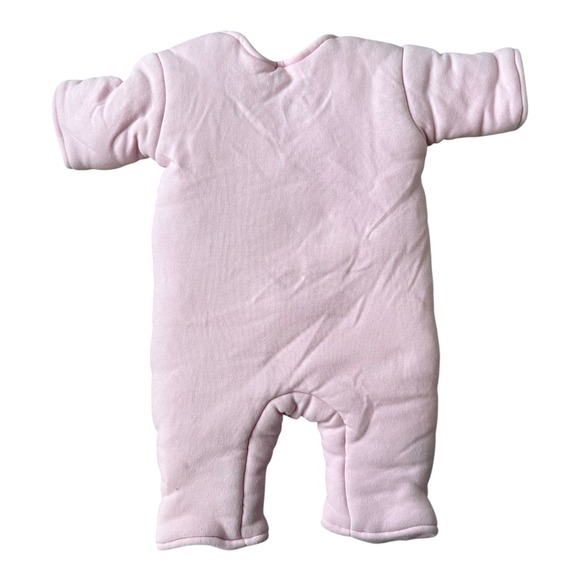 Baby Merlin Magic Sleepsuit Small 3-6 Months Cotton Pink Structured Bodysuit - Picture 2 of 4